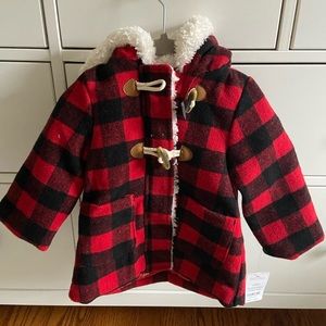 Buffalo Check Plaid Toddler Coat